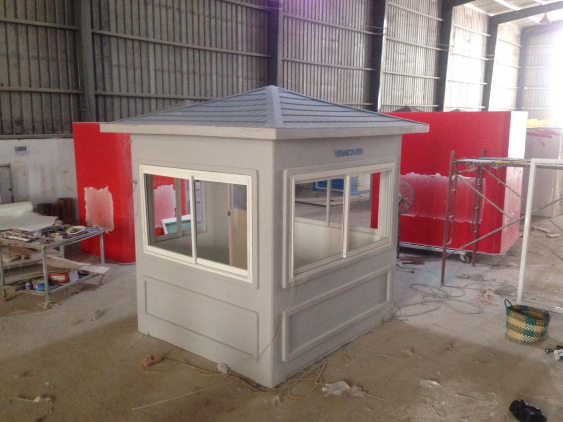 Nhà bảo vệ 1,9 x 2,15m đã hoàn thiệt