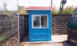 Nhà bảo vệ đặt tại hàng rào cảng Cát Lái