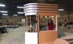 Mô hình cabin bảo vệ kính cong