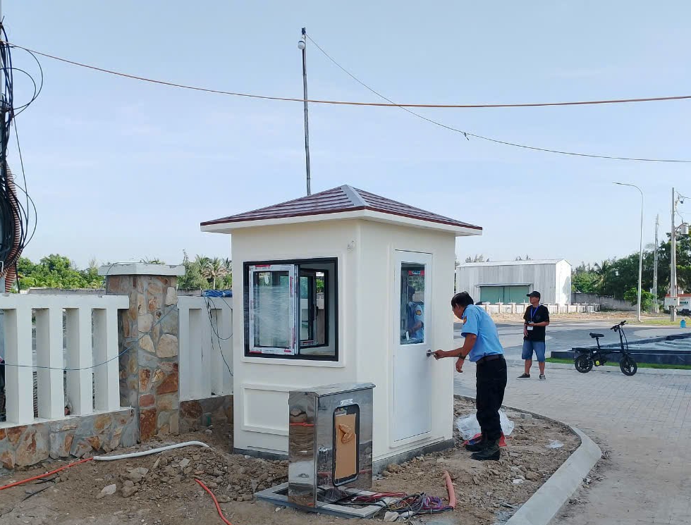 Lắp đặt chòi bảo vệ khu đô thị