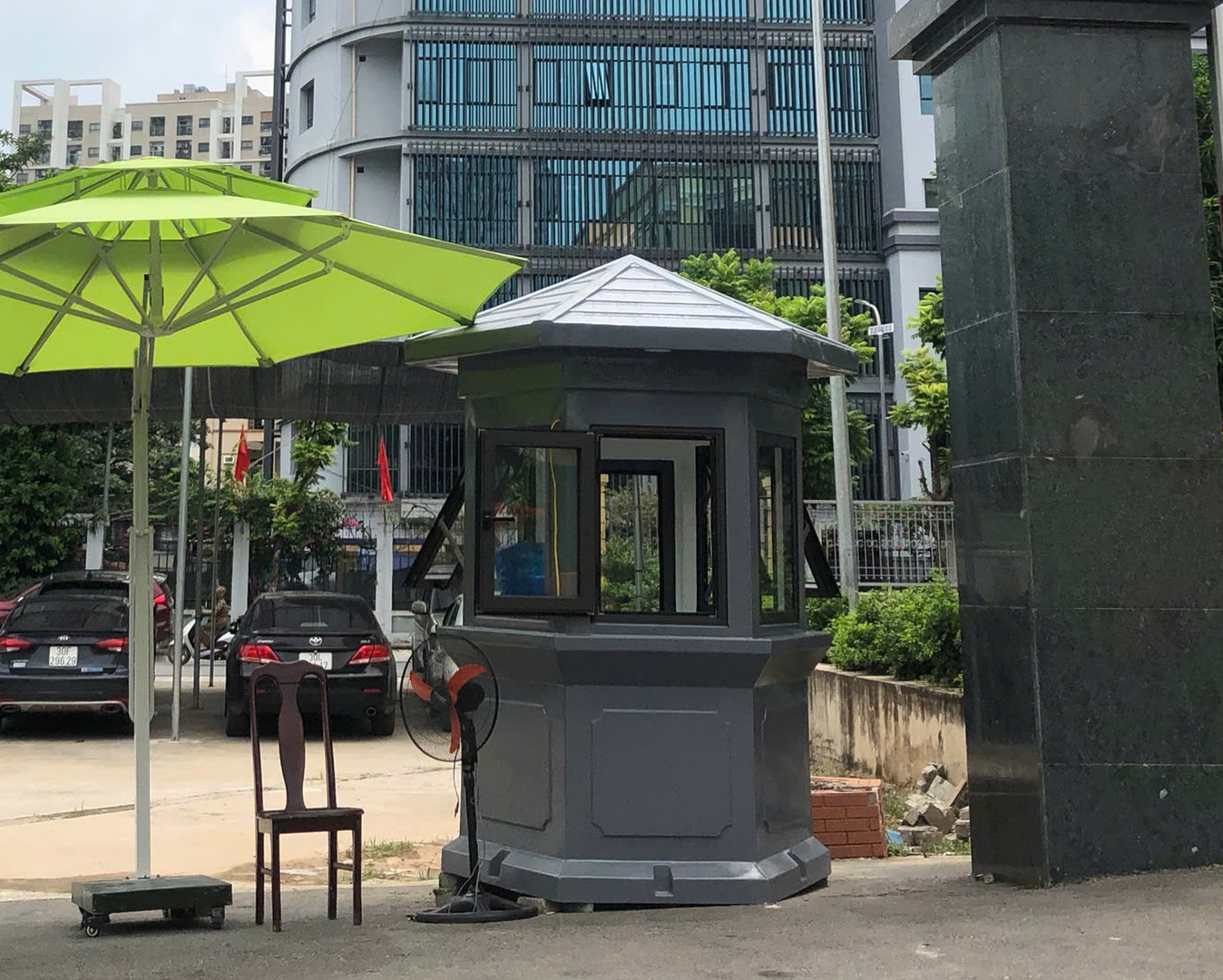 Vọng gác Vinacabin lắp cho lực lượng vũ trang