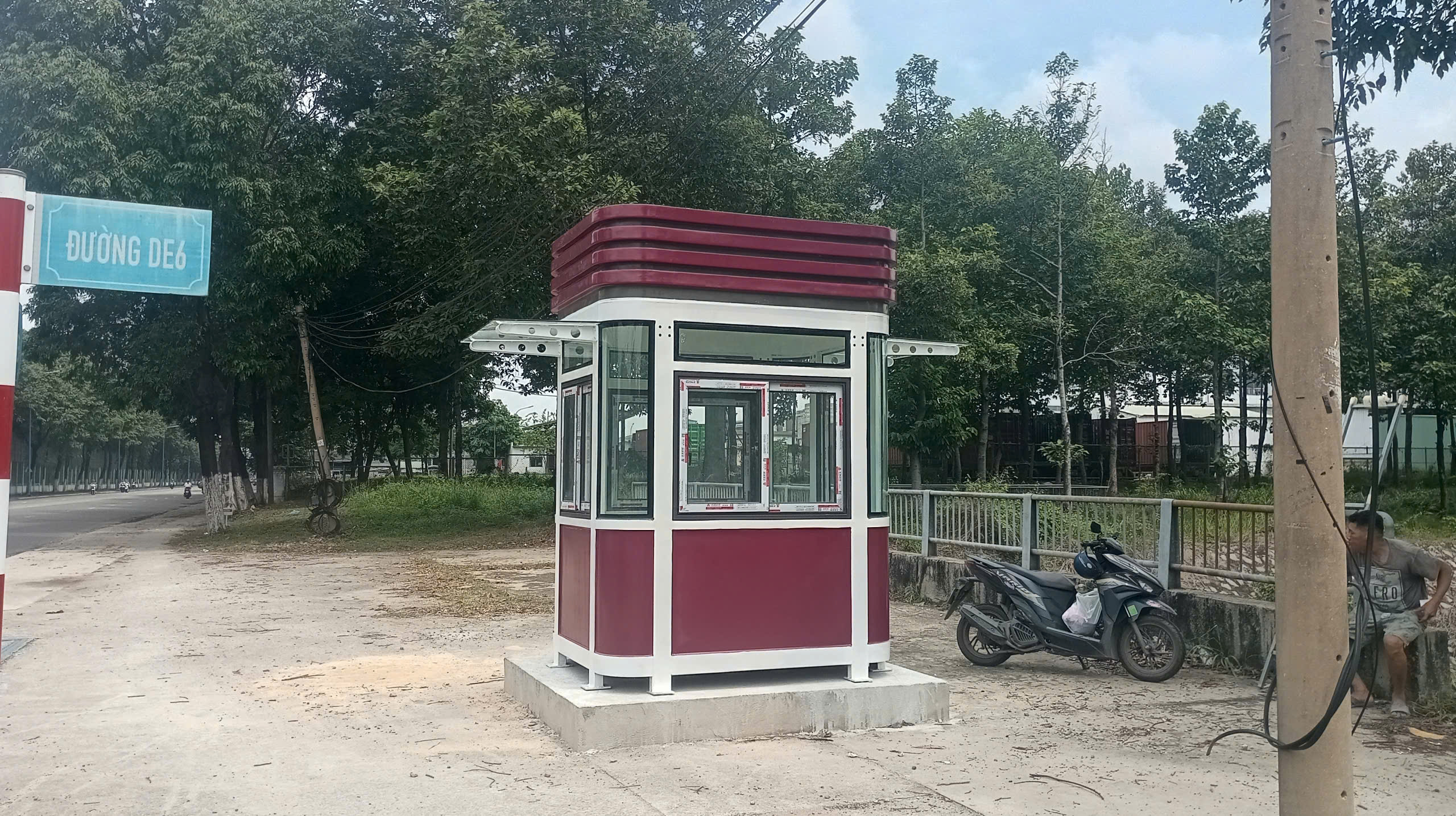 Nhà bảo vệ Vinacabin được thiết kế theo phong cách hiện đại